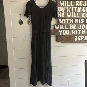 chinese dress ladies Montsand Bordeaux Draped Maxi Dress
